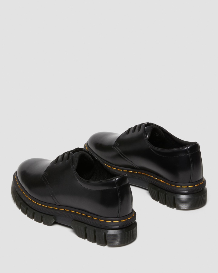 Rikard Pantofi Cu Platforma Piele Neteda Lustruita Neagra Lustruita Neteda Dr.martens Romania