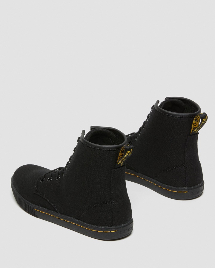 Cizme Casual Canvas Dama Sheridan Panza Neagra Dr.martens Romania