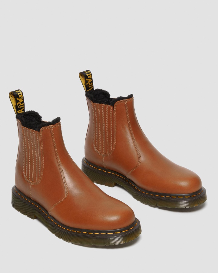 2976 Cizme Chelsea Din Piele Dm's Wintergrip Dr.martens Romania Tan Blizzard Wp