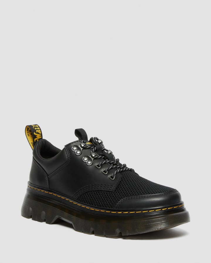 Pantofi Utilitar Din Piele Tarik Lo Negru Premium Ulei Piele Lamper+opencell Spacer Mesh Dr.martens Romania