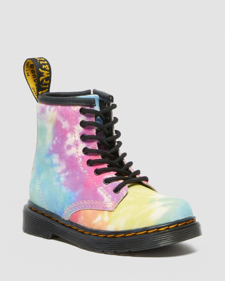 Cizme Cu șiret Pentru Copii Mici 1460 Tie Dye Multi Tie Dye Copii Dr.martens Romania