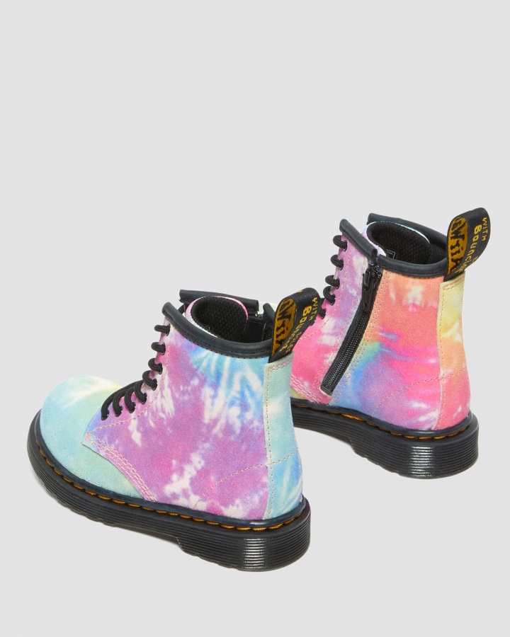 Cizme Cu șiret Pentru Copii Mici 1460 Tie Dye Multi Tie Dye Copii Dr.martens Romania