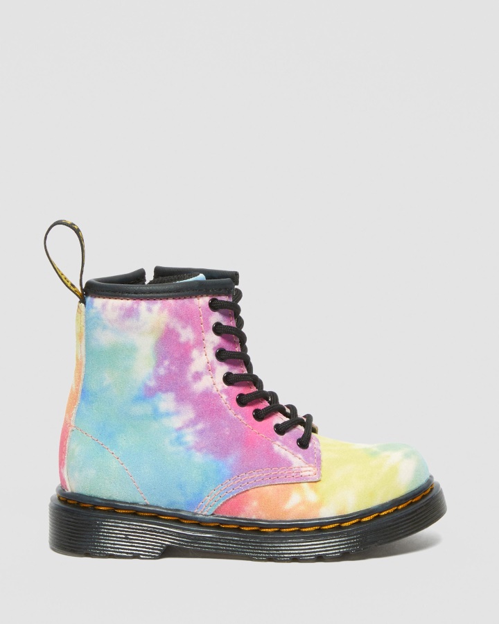 Cizme Cu șiret Pentru Copii Mici 1460 Tie Dye Multi Tie Dye Copii Dr.martens Romania