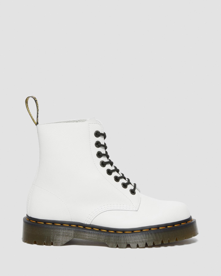 1460 Pascal Bex Pisa Cizme Cu Siret Din Piele Canada Dr.martens Romania Alb Pisa