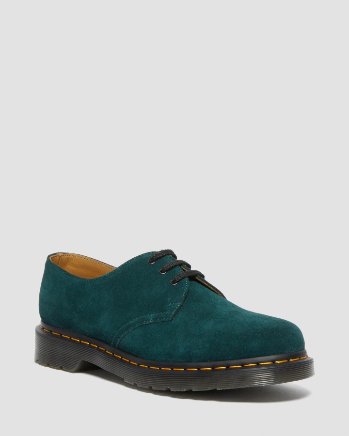 Dr.martens Romania Verde E.h.suede 1461 Pantofi Oxford De Piele Intoarsa