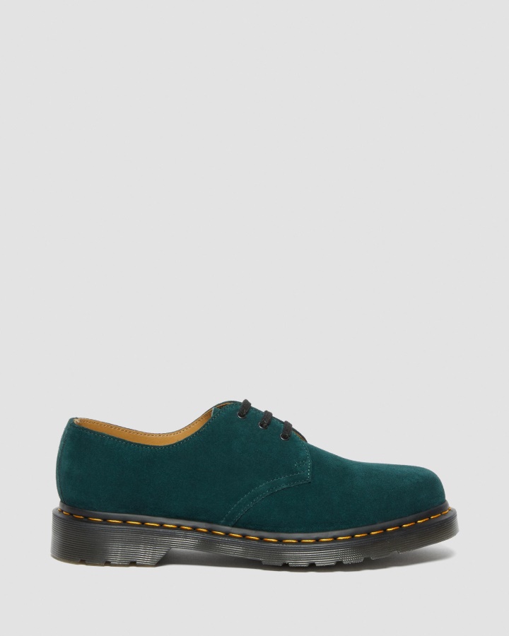 Dr.martens Romania Verde E.h.suede 1461 Pantofi Oxford De Piele Intoarsa