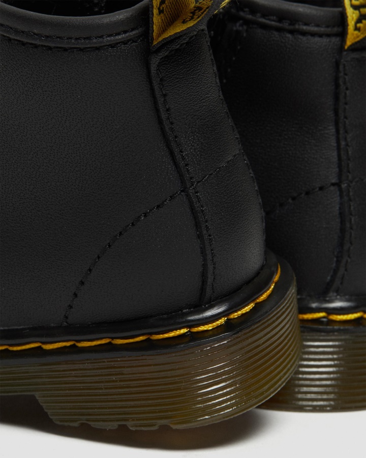 Negru Romario Dr.martens Romania Infant 1460 Softy T Cizme Din Piele Cu Siret