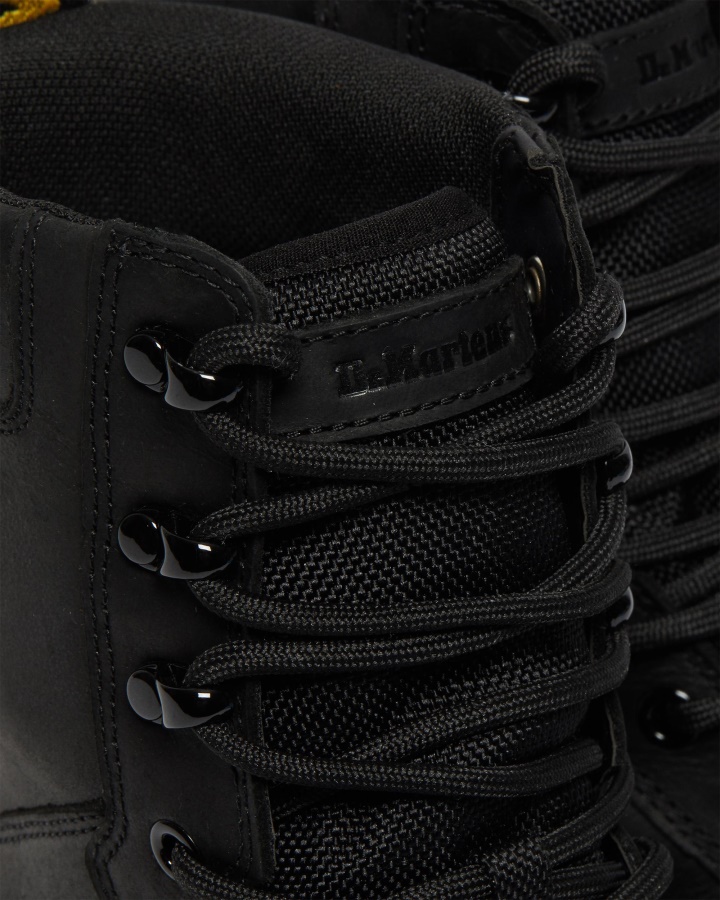 Republica Neagra+nailon Extra Dur Dr.martens Romania Iowa Cizme Casual Poli Impermeabile