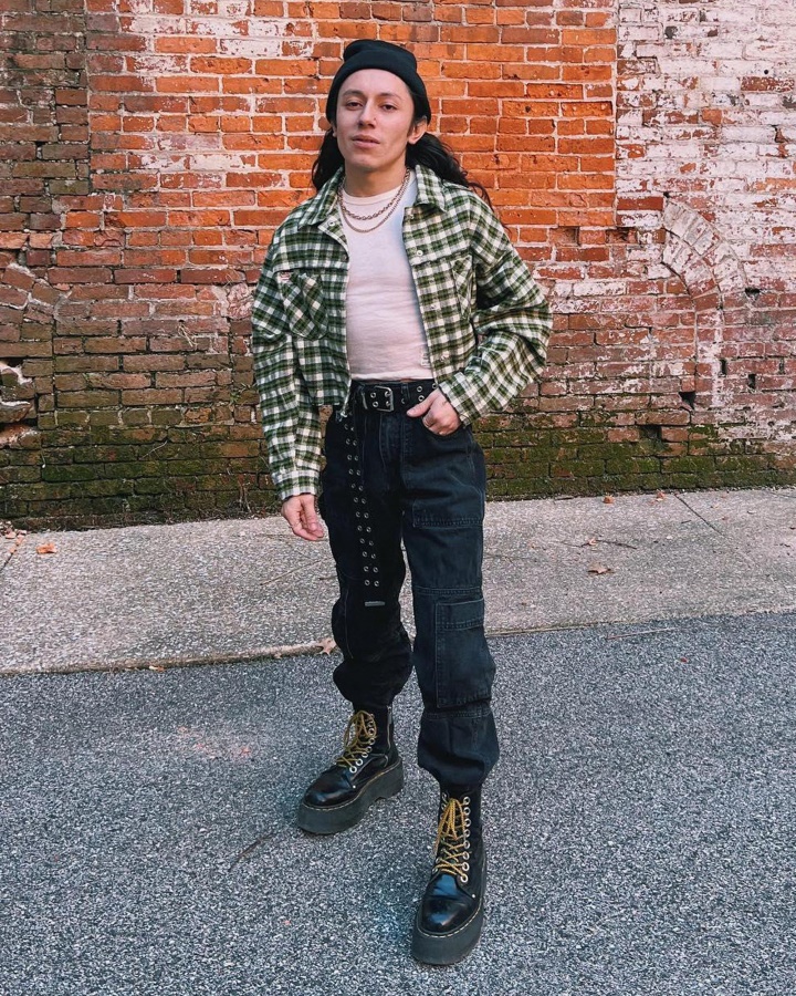 Jadon Max Cizme Dama Platforma Piele Buttero Neagra Dr.martens Romania