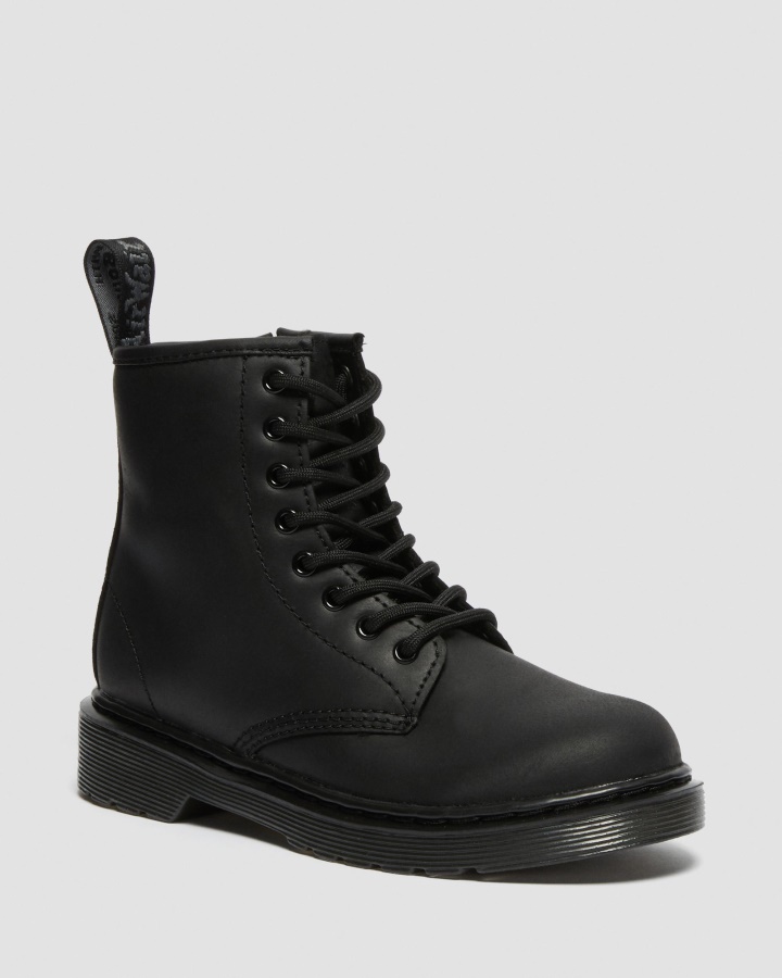 Dr.martens Romania Black Republic Wp Junior 1460 Cizme Captusite Cu Blana Artificiala