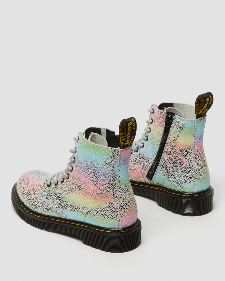 Cizme Junior 1460 Pascal Iridescente Cu Siret Multi Kidray Dr.martens Romania