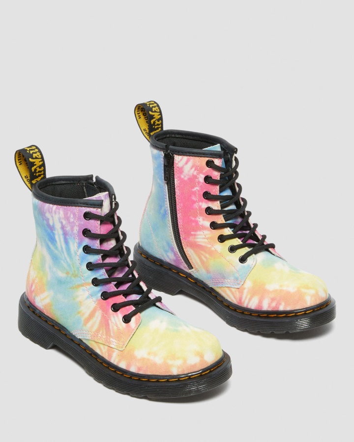 Cizme Junior 1460 Tie Dye Cu Siret Dr.martens Romania Multi Tie Dye Copii