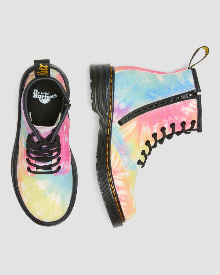 Cizme Junior 1460 Tie Dye Cu Siret Dr.martens Romania Multi Tie Dye Copii