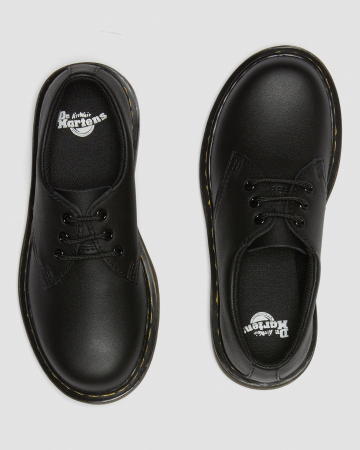 Dr.martens Romania Black Romario Junior 1461 Softy T Pantofi Piele