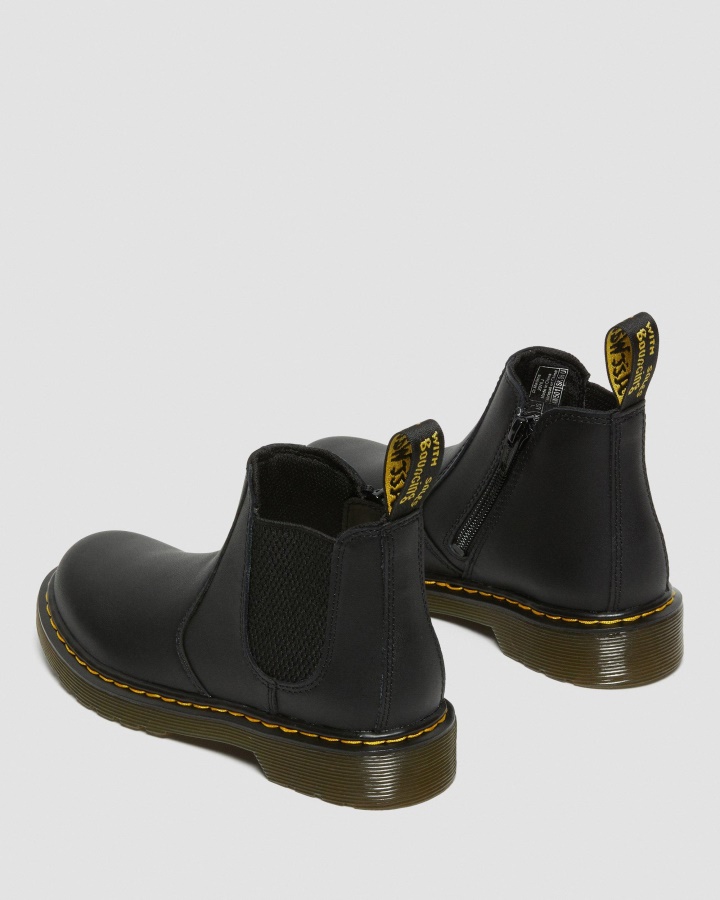 Cizme Chelsea Negru Softy T Dr.martens Romania Junior 2976 Softy T Piele