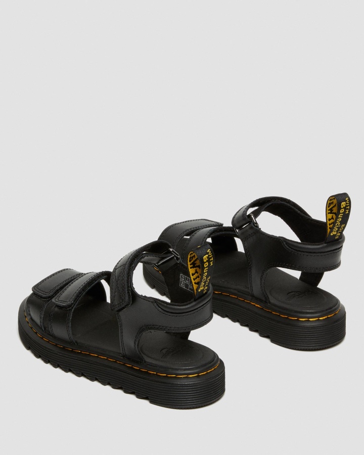 Sandale Junior Klaire Cu Curea Din Piele Negru T Lamper Dr.martens Romania