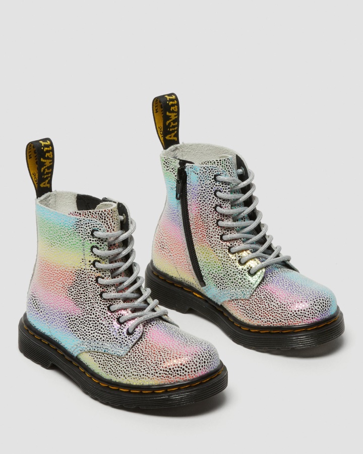 Cizme 1460 Pascal Iridescente Cu Sireturi Dr.martens Romania Multi Kidray