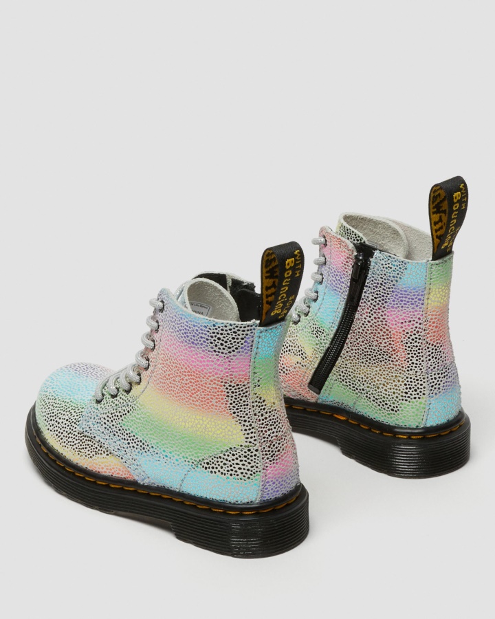 Cizme 1460 Pascal Iridescente Cu Sireturi Dr.martens Romania Multi Kidray