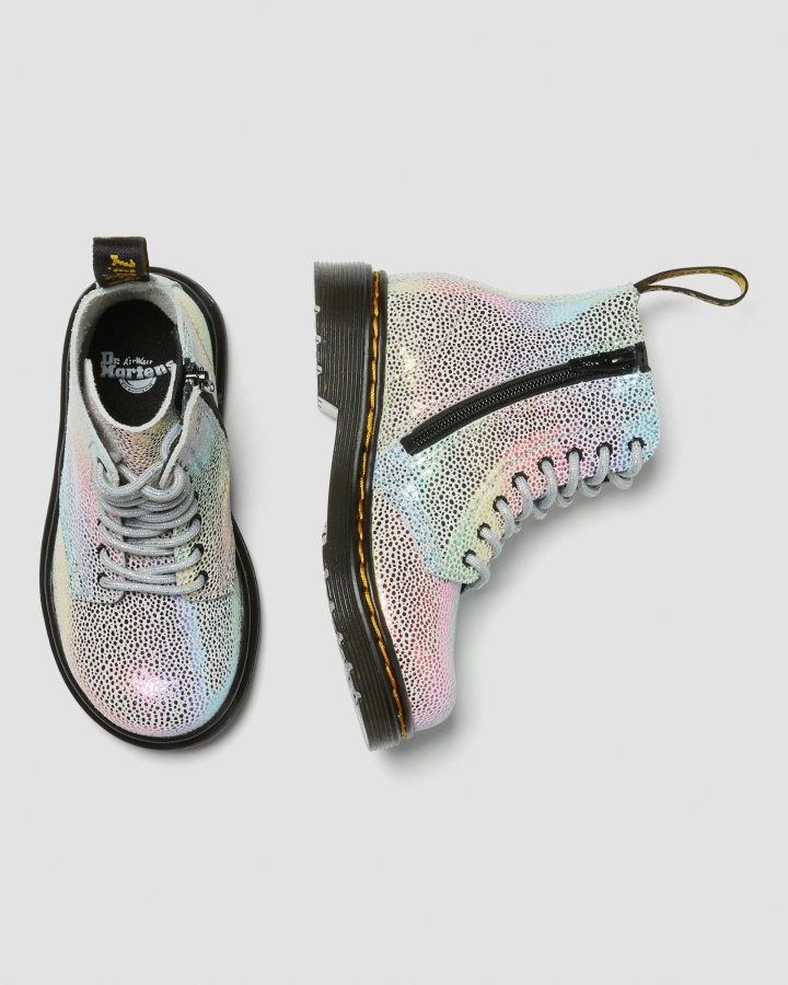 Cizme 1460 Pascal Iridescente Cu Sireturi Dr.martens Romania Multi Kidray