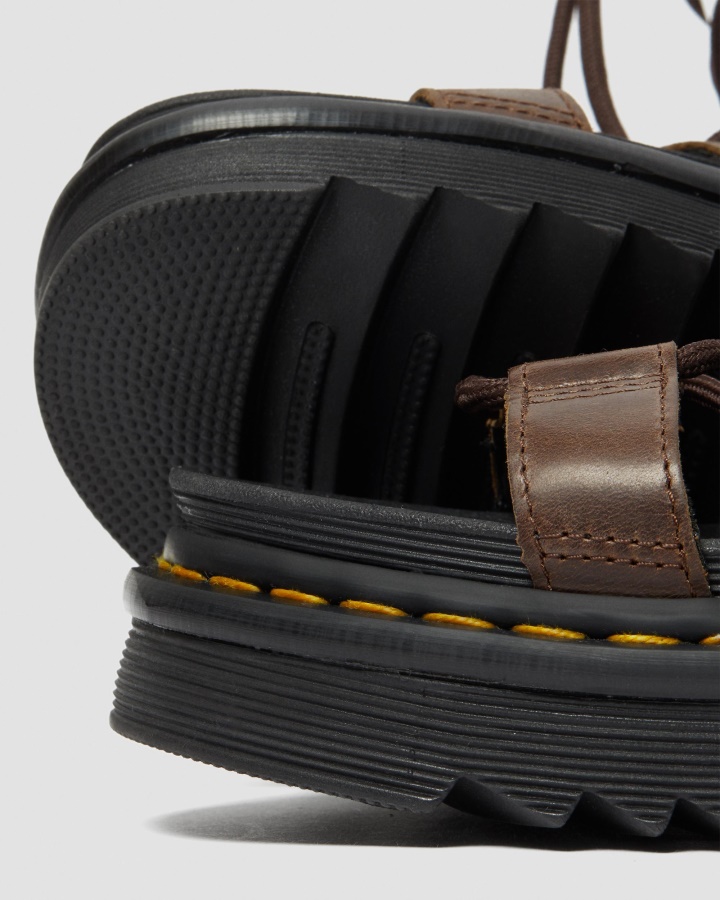 Maro Inchis New Oily Illusion Dr.martens Romania Nartilla Illusion Sandale Gladiator Din Piele