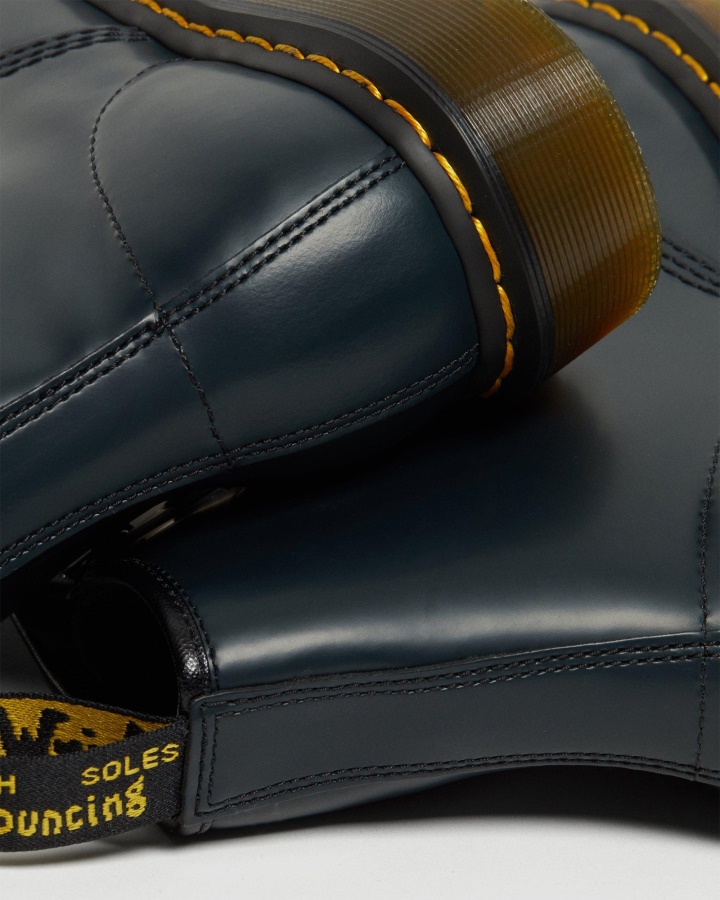 1460 Cizme Cu Siret Din Piele Neteda Dr.martens Romania Bleumarin Piele Neteda