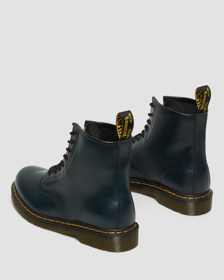 1460 Cizme Cu Siret Din Piele Neteda Dr.martens Romania Bleumarin Piele Neteda