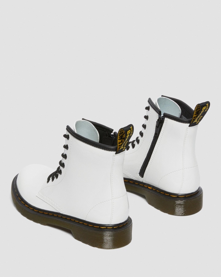 Ghete Cu Siret Din Piele Lacuita Junior 1460 Dr.martens Romania Lamper