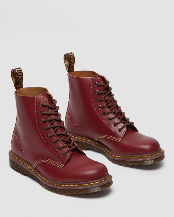 1460 Vintage Made In Anglia Cizme Cu Siret Rosu Quilon Dr.martens Romania