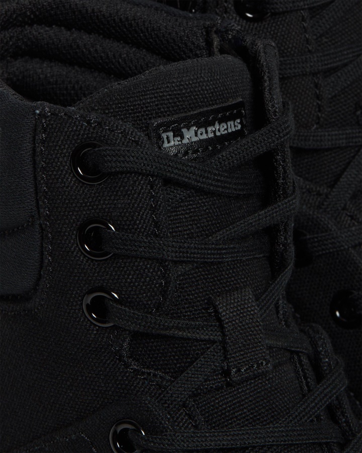 Dr.martens Romania Negru+negru Panza Rozarya Cizme Casual Dama Canvas