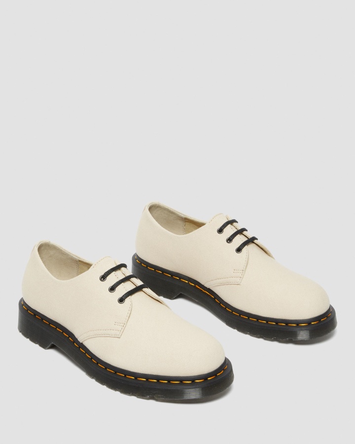 Pantofi Oxford Dr.martens Romania Sand 1461 Canvas