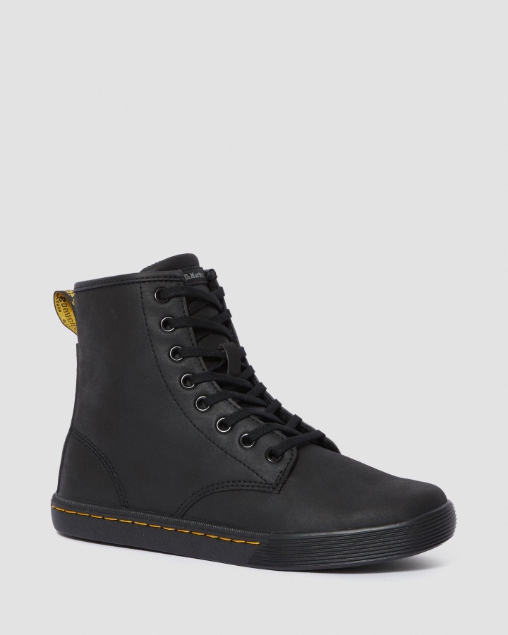 Cizme Negre Mohawk Sintetice Nețesute Dr.martens Romania Sheridan Damă Casual Mate