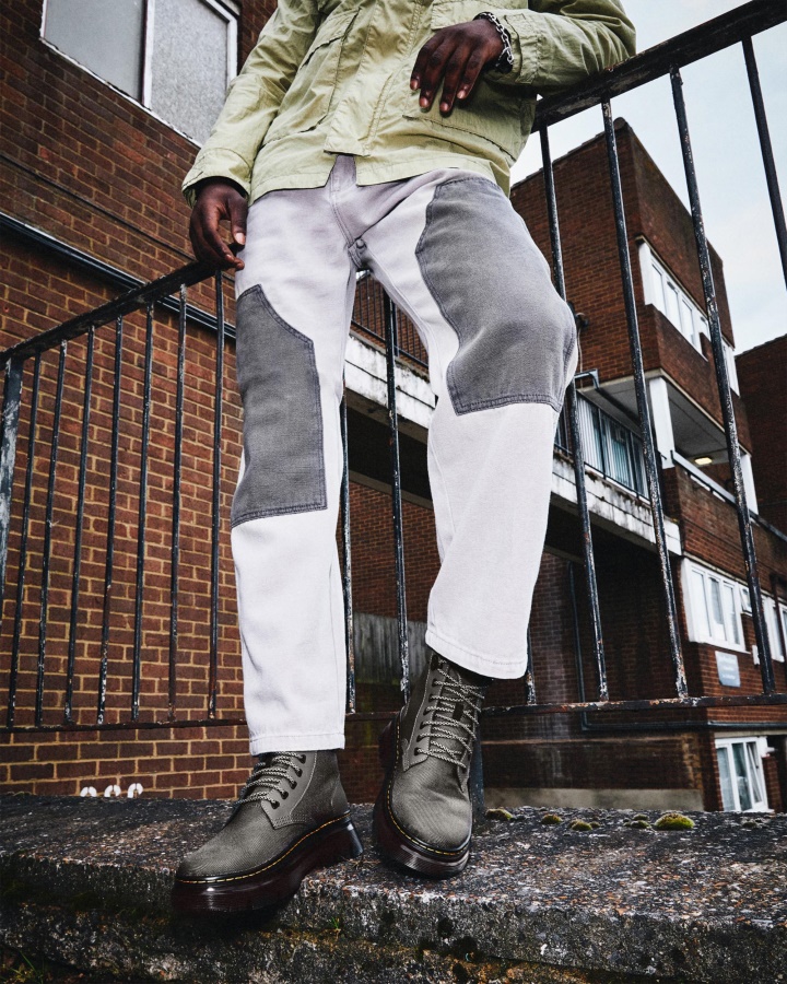 Cizme Utilitare Dr.martens Romania Gunmetal Tarik