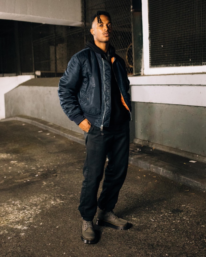 Cizme Utilitare Dr.martens Romania Gunmetal Tarik