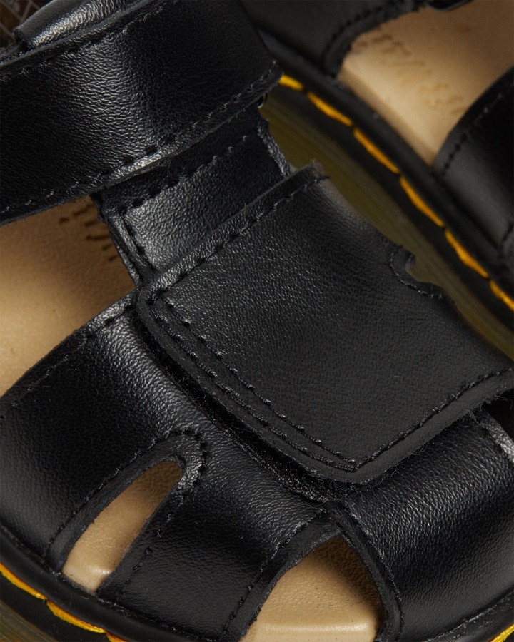 Toddler Moby Ii Sandale Din Piele Velcro Dr.martens Romania Black T Lamper