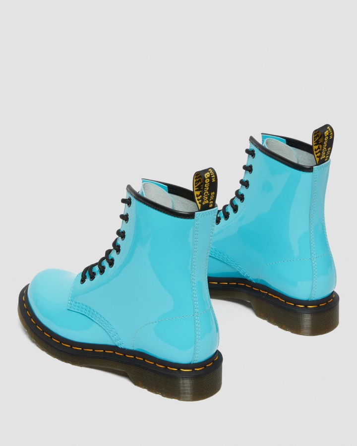 Cizme Lacuite Turcoaz Dr.martens Romania 1460 Cizme Dama Cu Siret