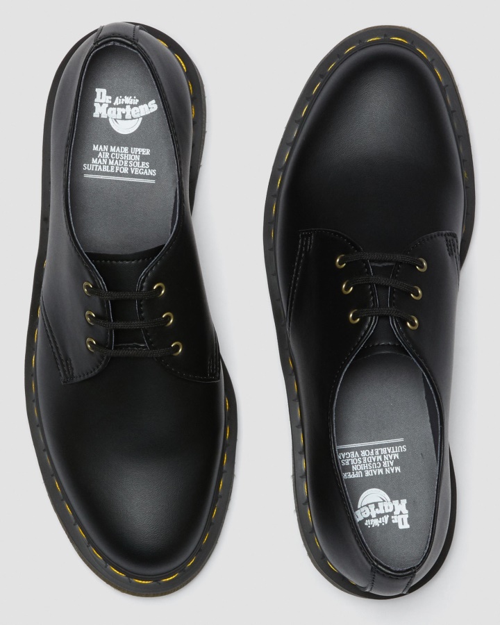 Vegan 1461 Felix Oxford Pantofi Negri Felix Rub Off Dr.martens Romania