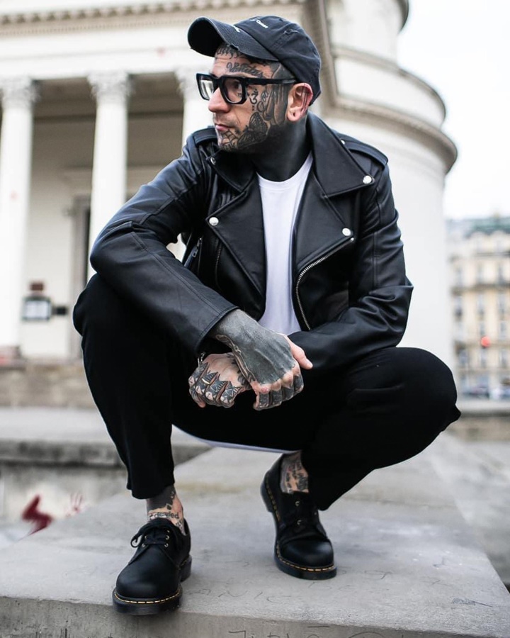 Vegan 1461 Felix Oxford Pantofi Negri Felix Rub Off Dr.martens Romania