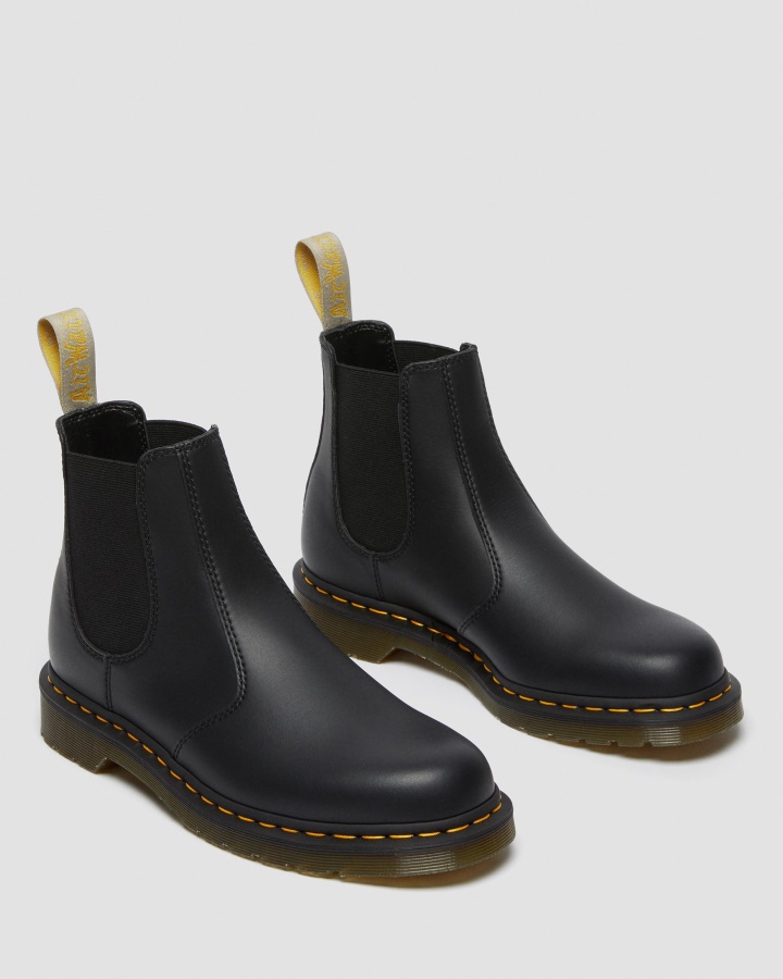 Dr.martens Romania Black Felix Rub Off Vegan 2976 Felix Chelsea Boots