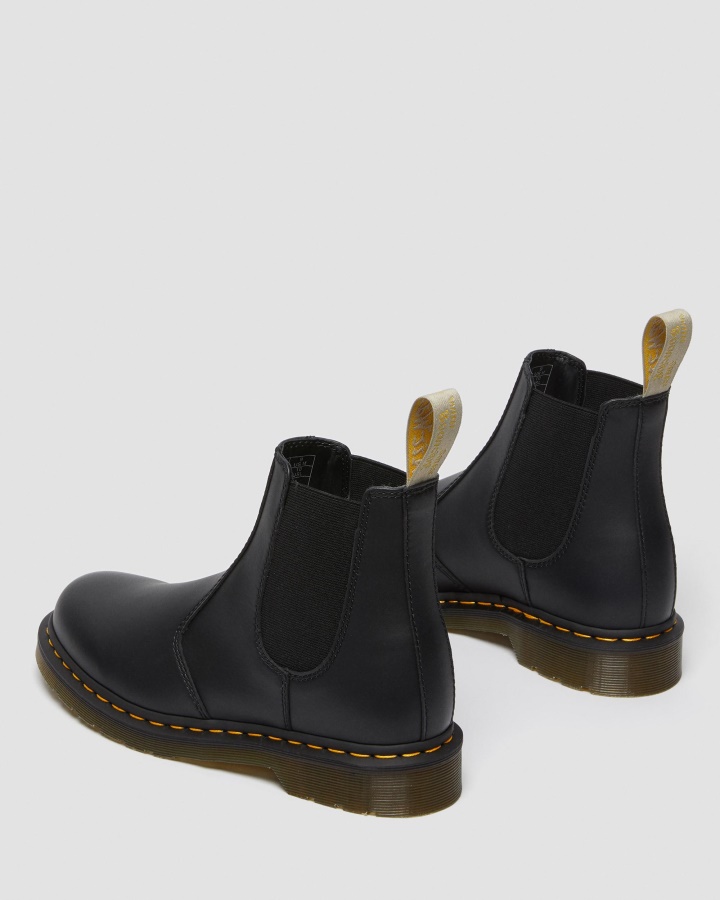 Dr.martens Romania Black Felix Rub Off Vegan 2976 Felix Chelsea Boots