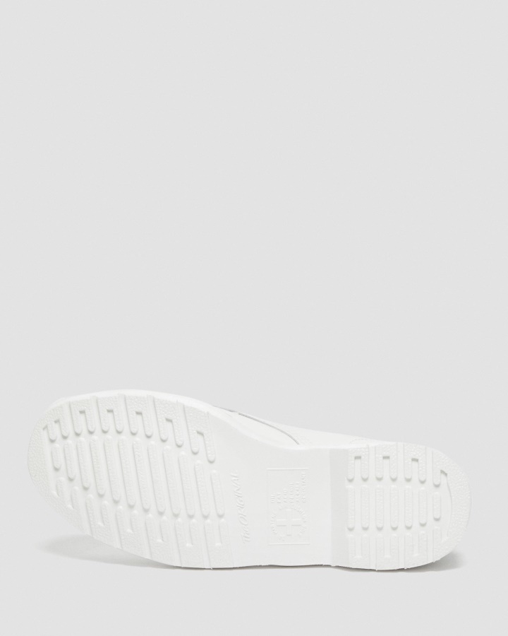 Alb Piele Neteda Dr.martens Romania 1460 Mono Piele Neteda Cizme Cu Siret