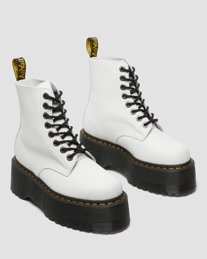 1460 Pascal Max Cizme Platforma Piele Canada Dr.martens Romania Alb Pisa