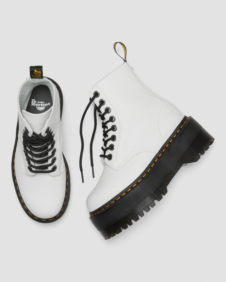 1460 Pascal Max Cizme Platforma Piele Canada Dr.martens Romania Alb Pisa