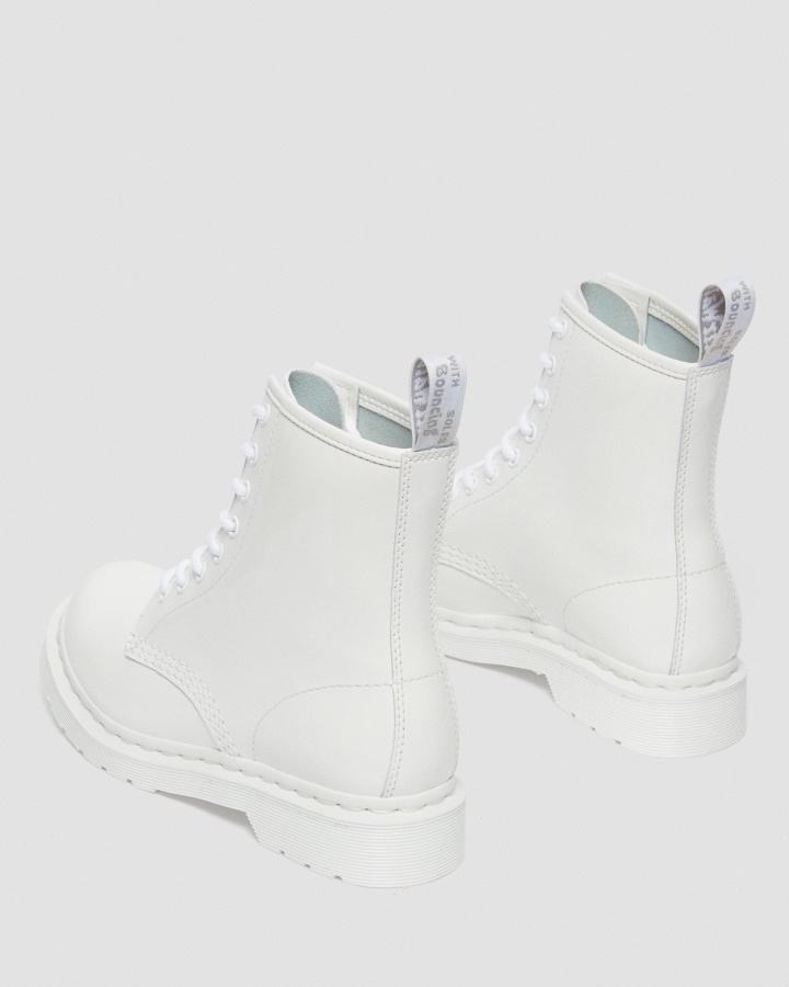 1460 Cizme Mono Lacuite Cu Siret Alb Lamper Dr.martens Romania