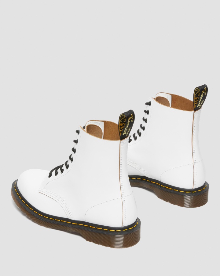 1460 Vintage Made In Anglia Cizme Cu Siret Alb Quilon Dr.martens Romania