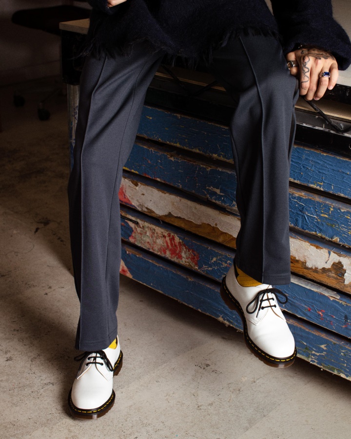 1461 Vintage Made In Anglia Pantofi Oxford Alb Quilon Dr.martens Romania