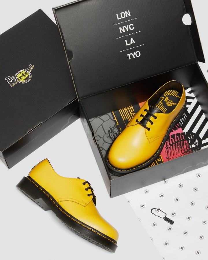 1461 New York City Pantofi Oxford Piele Neteda Galben Piele Neteda Dr.martens Romania