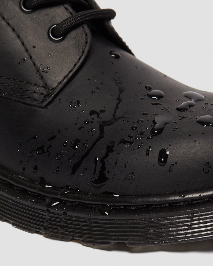 Tineret 1460 Cizme Captusite Cu Blana Artificiala Republica Neagra Wp Dr.martens Romania