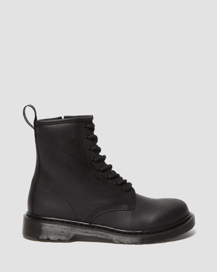 Tineret 1460 Cizme Captusite Cu Blana Artificiala Republica Neagra Wp Dr.martens Romania